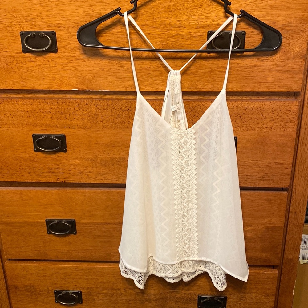 Miss me lace top ivory